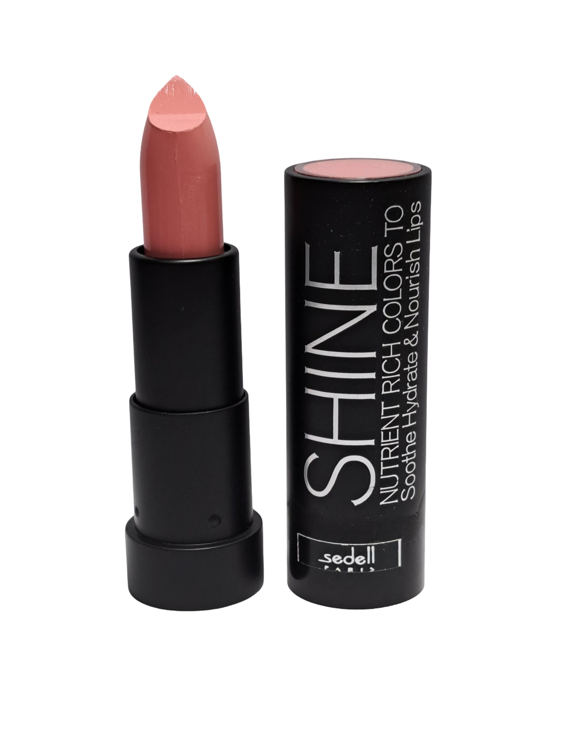 Sedell Paris SHINE Nutrient Rich Colors to Soothe Hydrate & Nourish Long Lasting Matte Cream Lipstick 3.8g