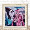 30x30cm Square DIY 5D Full Drill Beauty Eagle Cross Stitch Masonry  Home Decor