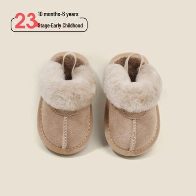 Plush Cotton Baby Shoes for Autumn & Winter - Warm Pre-Walker Slippers for Boys & Girls