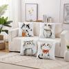 1/4pcs Cute Watercolor Cat Throw Pillow Covers Cartoon Kitten Cushion Cases for Home Sofa Bedroom Decor Cushion Cover