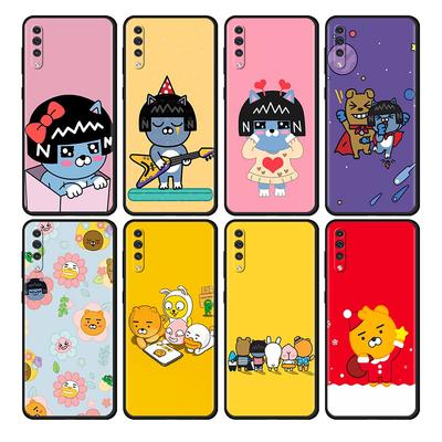 Case For Samsung Galaxy A50 A70 A30 A20s A20e A10 A40 A10s A10e M52 M51 M30s M13 5G Black Phone Cover Kakao Friends