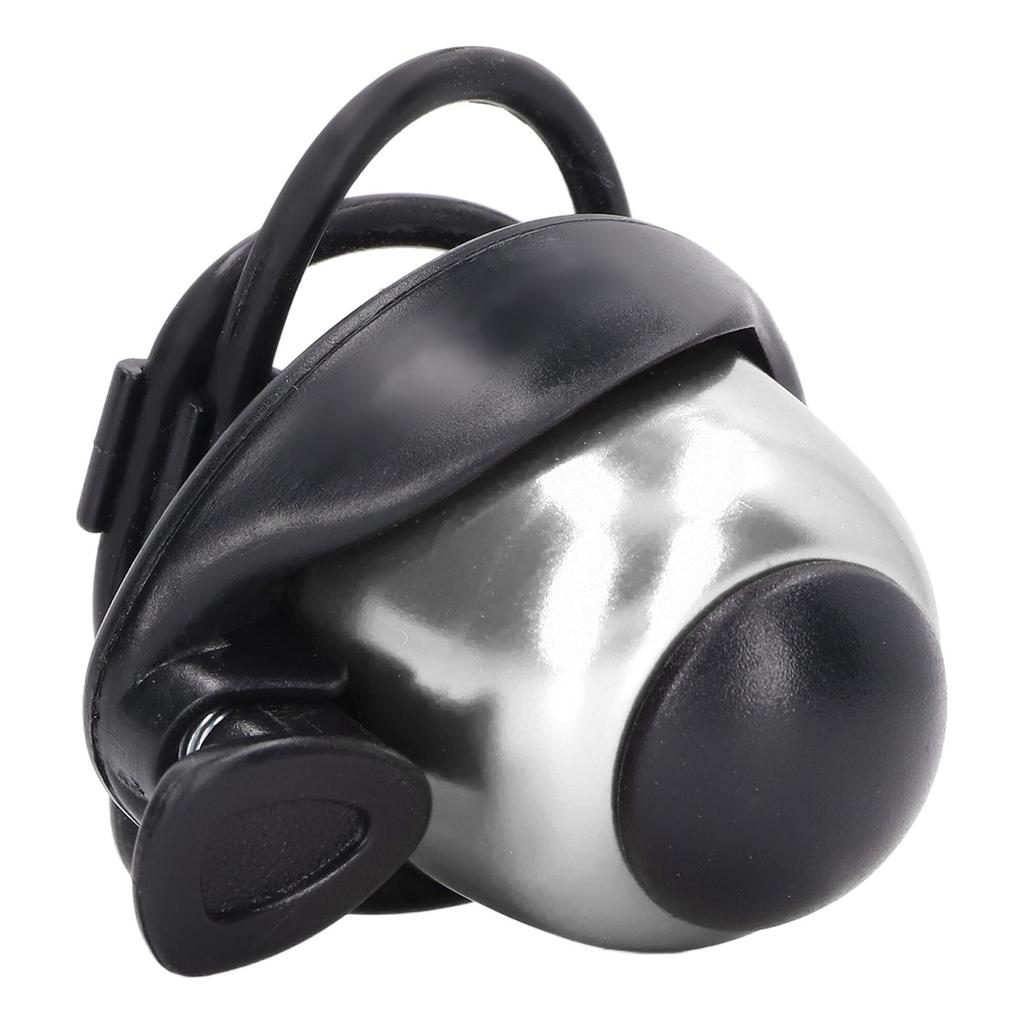 Cycling Bike Horn Aluminum Alloy Scooter Horn Mountain Bike Rubber Band Bell Replacement Silver
