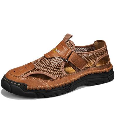Summer Men's Casual Closed Toe Sandals  Large Size Casual Sneakers Sandals for Men Mens Hiking Sandals
