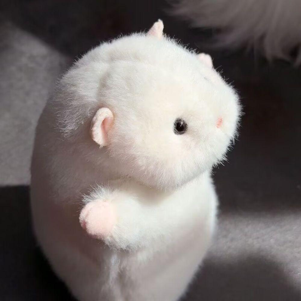 Soft Plush Stuffed Animal Hamster Kawaii Style Plushie Pendant Gifts Hamster Doll  Bag Charm Decor