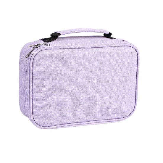 72-Slot Sketch Pencil Case 3-Layer Oxford Storage Pouch for Coloring Pens And Art Supplies Portable Stationery Organizer for Students Artists