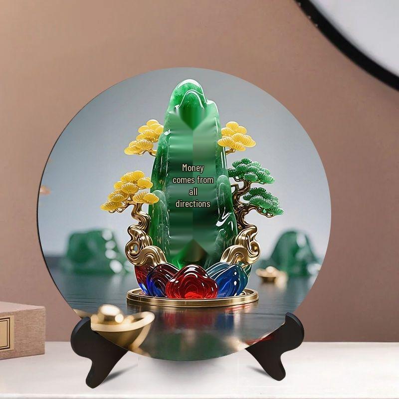 Drewniana tykwa Fu Lu Ośmiu Kierunków: Pomyślna Dekoracja Domu na Szczęście i Bogactwo