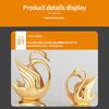 Rustproof Golden Animal Napkin Holder Elegant Home Decoration Tissue Rack Zincs Alloys Tissue Dispenser Space Saving