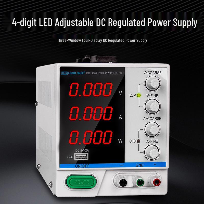 Longwei 64V 5A Adjustable DC Power Supply for Phone Repair & Electroplating