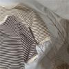 GL-Kids Korean Spring Striped Edge Sweater - Unisex Baby Loose Long-Sleeve Pullover