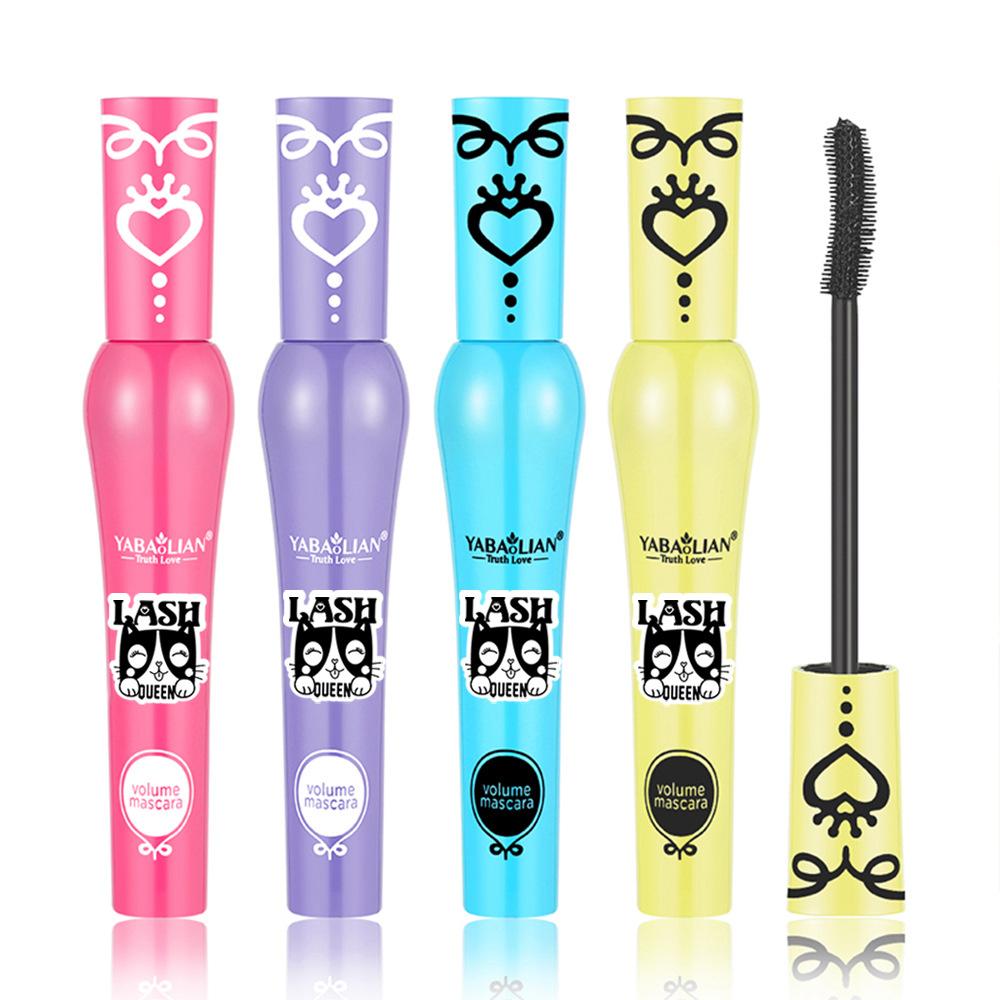 Dense Waterproof and Sweat-proof Mascara, Waterproof, Slender and Long-lasting Curling, Non-smudging Mascara