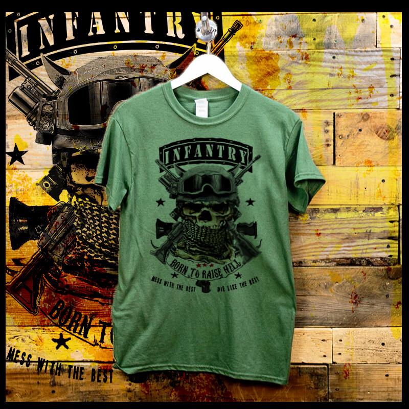 Military Combat Veteran  Infantry Artillery Iraq Afghanistan War Vet Unisex T-Shirt M