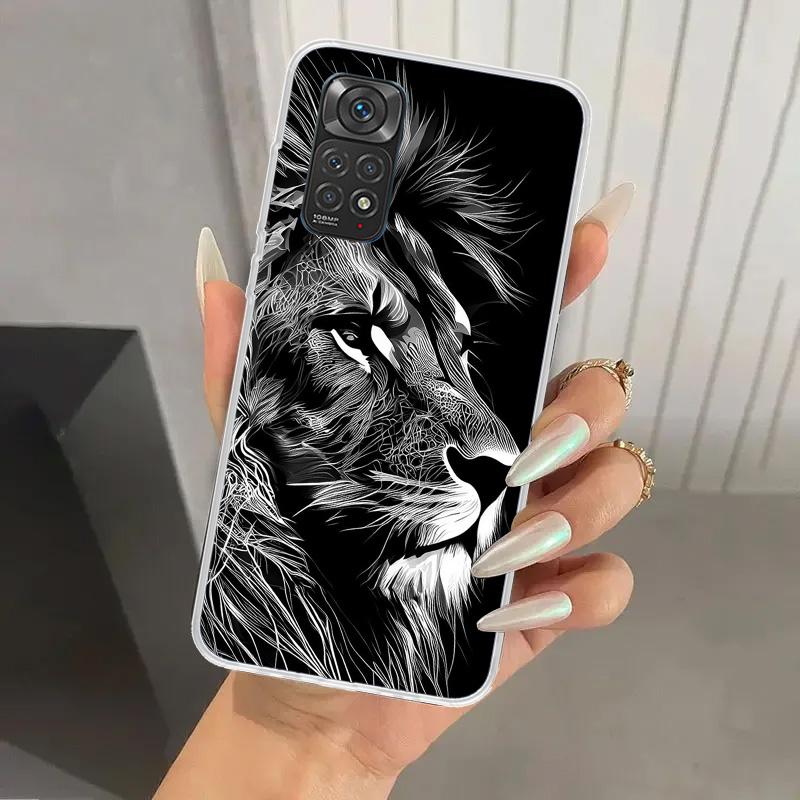 Lion Alpha Male Cub King Phone Case for Xiaomi Redmi Note 15 14 14S 13 12S 12 Pro 11S 11 Plus 11T 11E 10S Soft Funda Print Shell