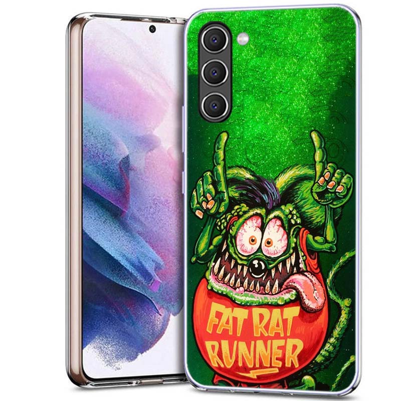 Surf Cool Rat F-Fink Phone Case for Samsung A54 A14 A24 A34 A17 A37 A57 A55 A35 A25 A15 A13 A23 A33 A53 A07 A05S A04S A03 A73 Ga