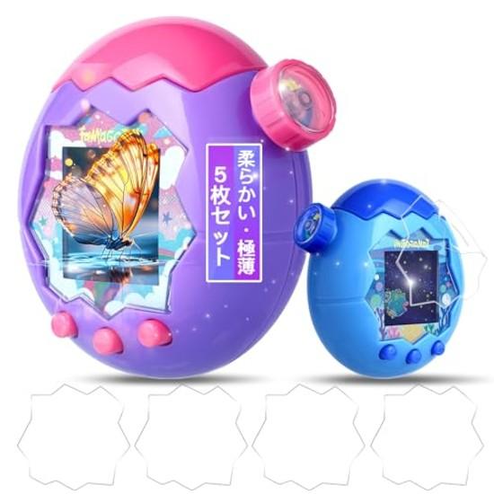 Sada 5 Kompatibilní Ochranné Sklo na Obrazovku Tamagotchi Paradise Film Kryt LCD Funkce Opravy Poškrábání Vyrobeno z Měkkého TPU Materiálu Vysoká Průhlednost Citlivost Snadné