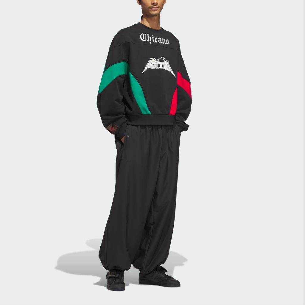 Adidas Originals X Willy Chavarria Bball Fleece Crewneck Sweatshirt Unisex Sweatshirt KF3196