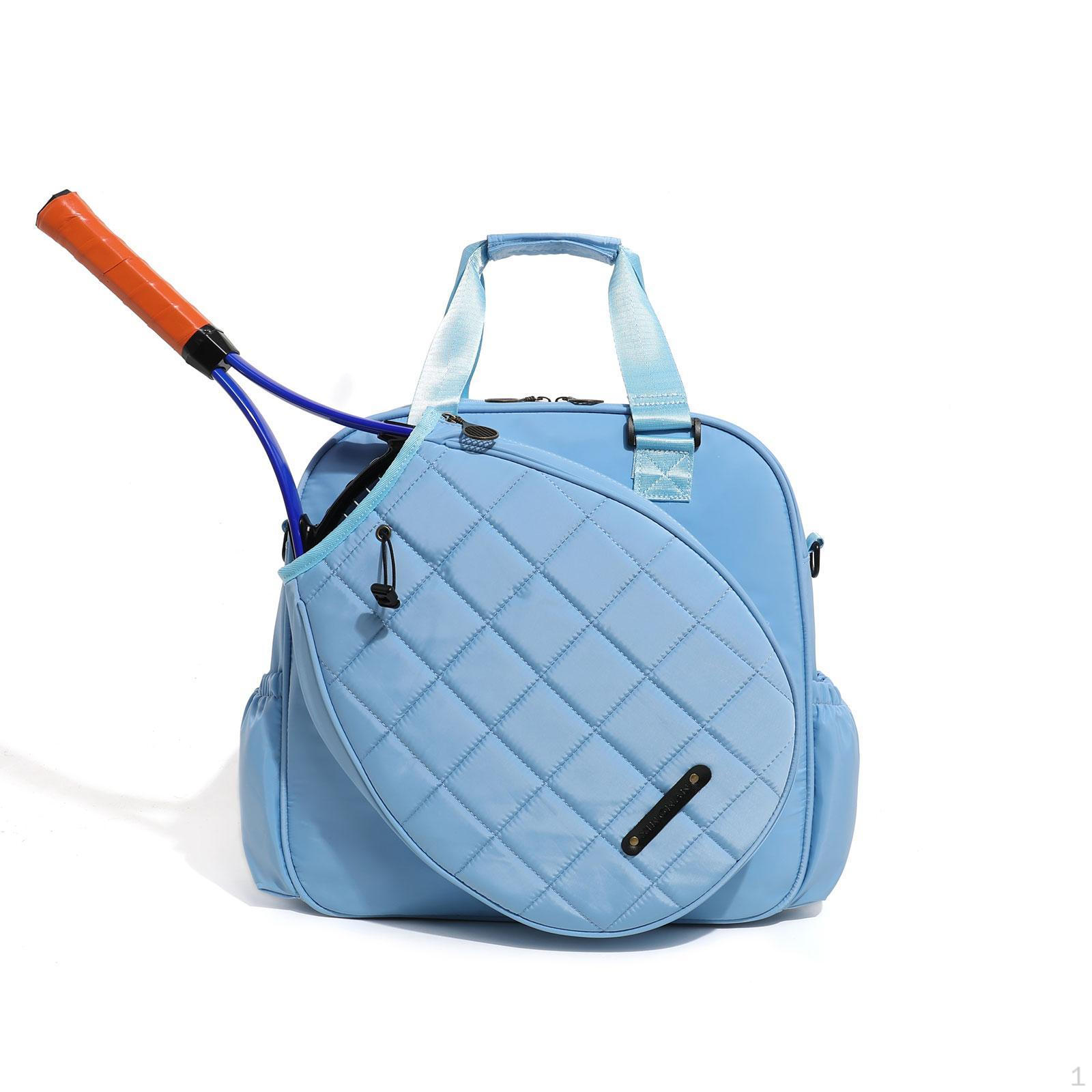 

Тенісна сумка для бадмінтону на плечі Портативна сумка для весла для дорослих на відкритому повітрі синій