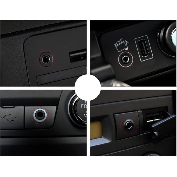 

3.5mm 1/8inch Sound Plugs Male to USB Female Adapter Converter Cable for Playing Music with -Disk in Vehicles