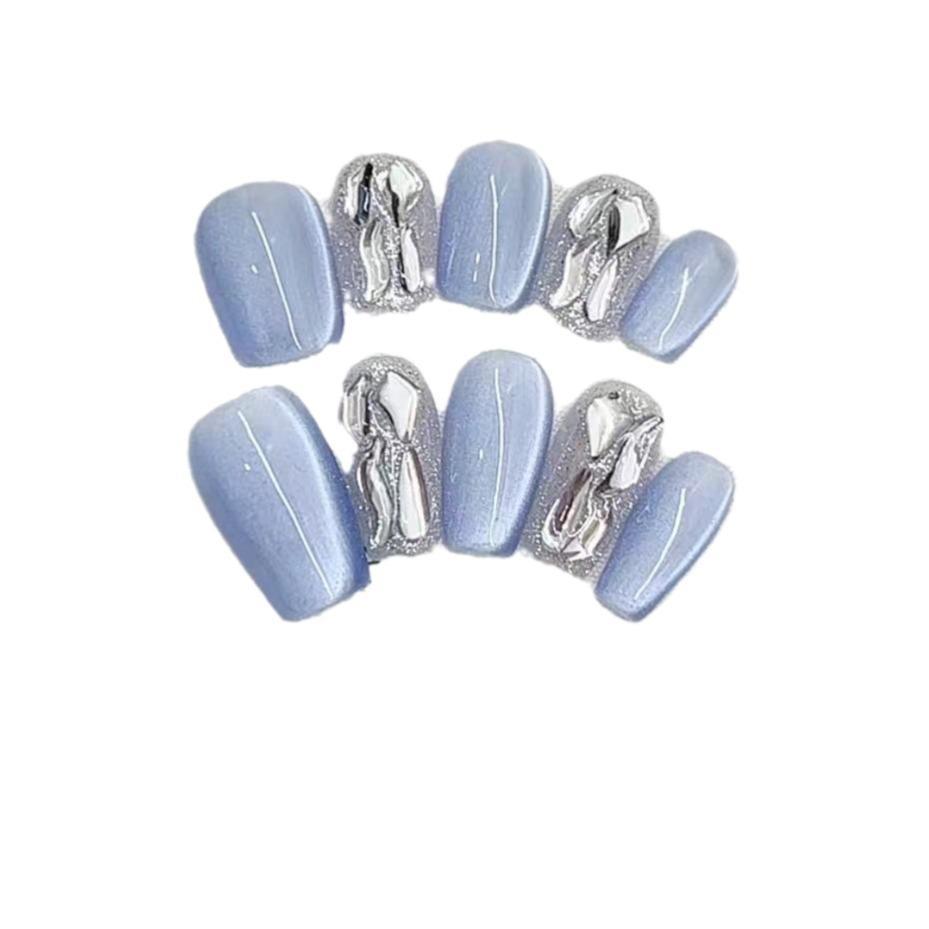 

Чистый ручной фототерапевтический носитель Xiaolan Wearer готовый продукт многоразовый нейл-арт пластырь для съемного нейл-арта large L