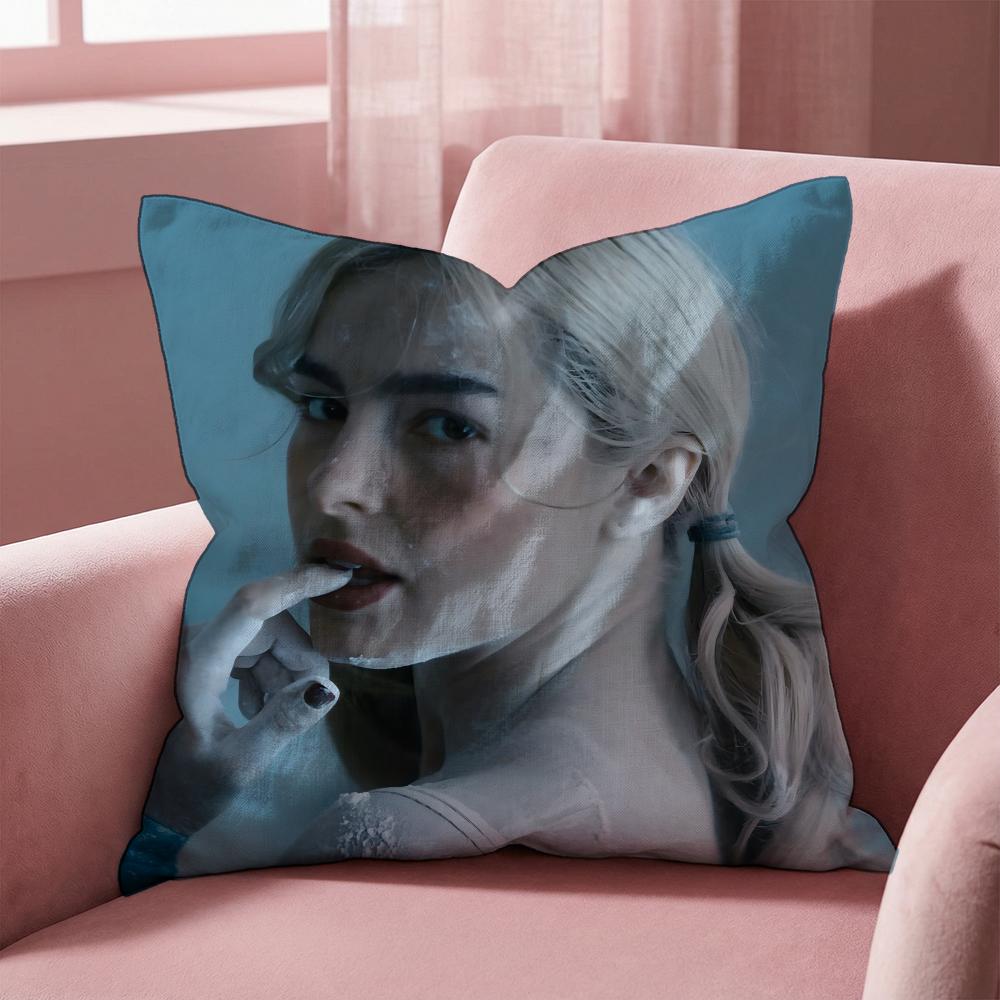 Addison Rae Cushion Cover Multi-Scene Pillow Cover for Home & Car - Reversible, Soft & Durable for Daily Use