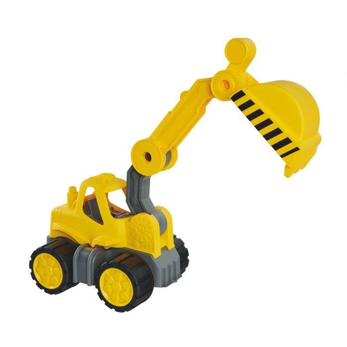 Tractopelle - Power Worker - Classic - Jaune - 49x27x21cm - À partir de 2 ans