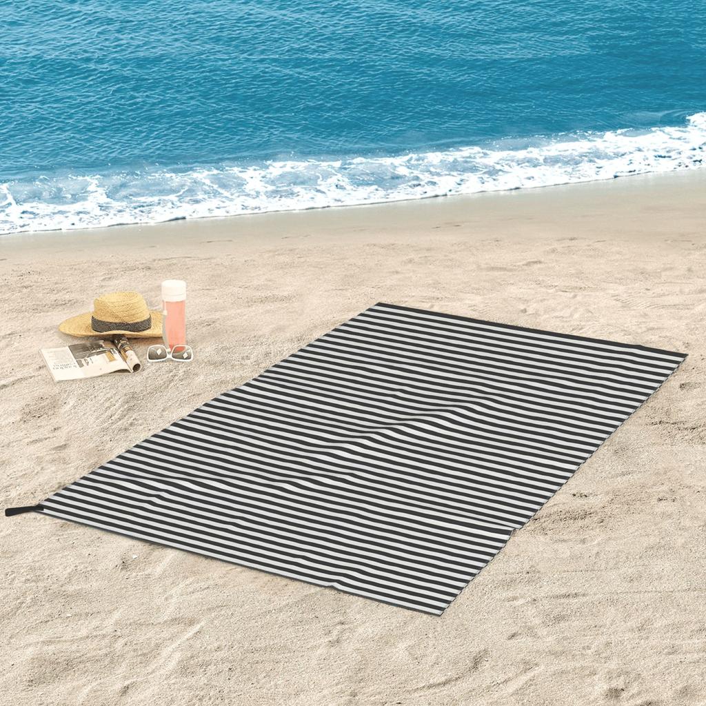 Vertical and Horizontal Diagonal Stripe Design Pattern Beach Towel Soft Microfiber Quick Dry Absorbent Quick Towels For Pool