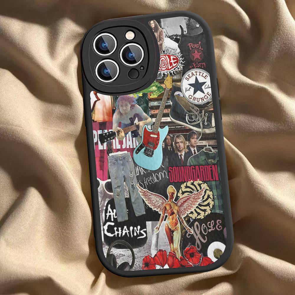 

Classic Hot Band N-Nirvanas Rock Phone Case Hard Leather For IPhone 14 13 16 Mini 15 14 11 12 Pro Max Plus Fundas iphone 11 pro