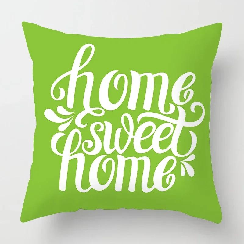 Heimwerker Wohnzimmer Sofa Ornament Kissenbezug Auto Kissenbezug Nordisch Grün Süß