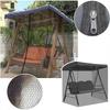 Breathable Patio Swing Mosquito Net Zipper Mosquito Barrier Cover Durable Swing Chair Cover