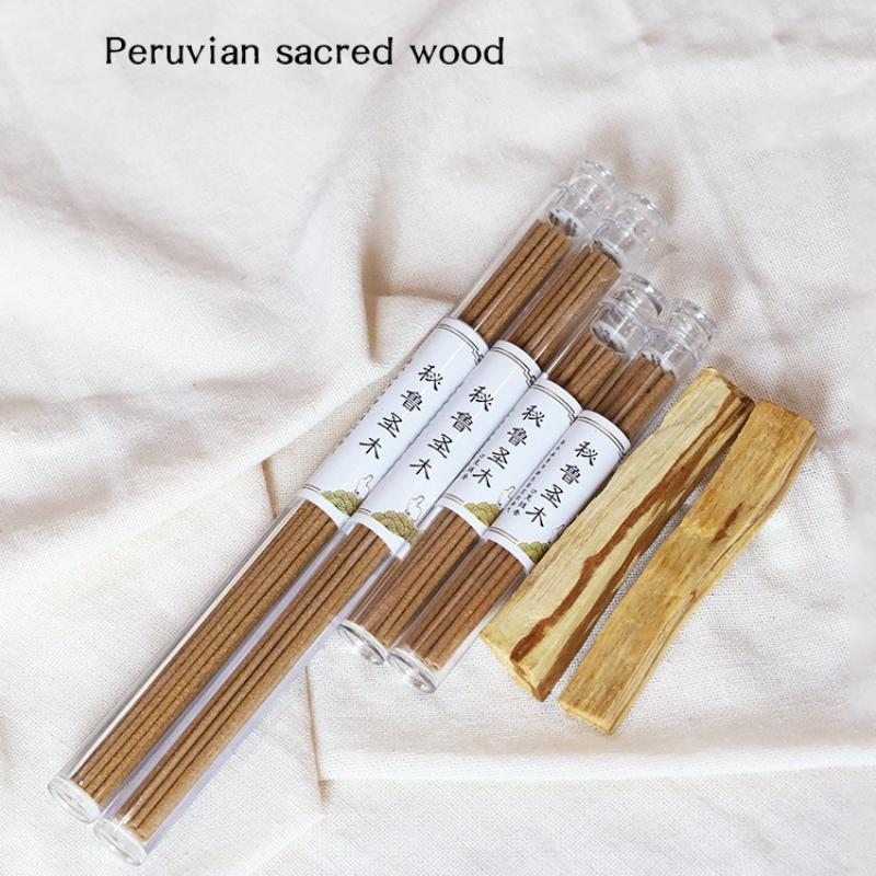 Y 21cm Palo Santo Peruvian Sacred Wood Incense Sticks White Sage California Cedar Aromatherapy Natural Plants Indoor Yoga Cense
