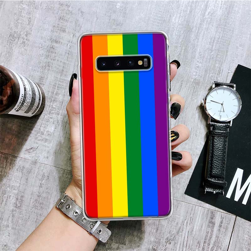 

Чохол для телефону Gay Lesbian LGBT Rainbow Pride ART для Samsung Galaxy S20 FE S10 Plus S21 S22 Ultra S10E S9 S8 S7 Edge J4 + Fundas Samsung S10E