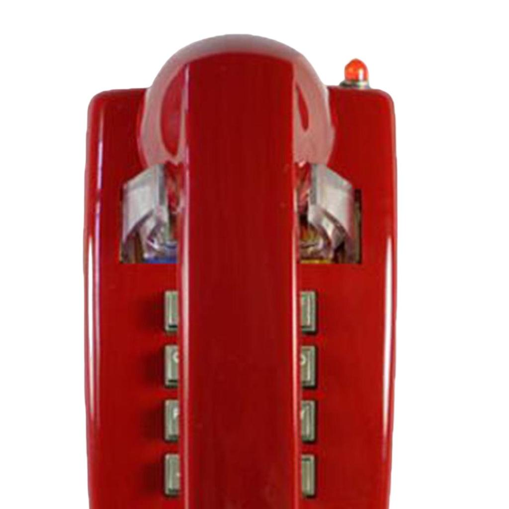 Retro Wall Phone Handset Volume Control Wall Telephone for Bathroom School