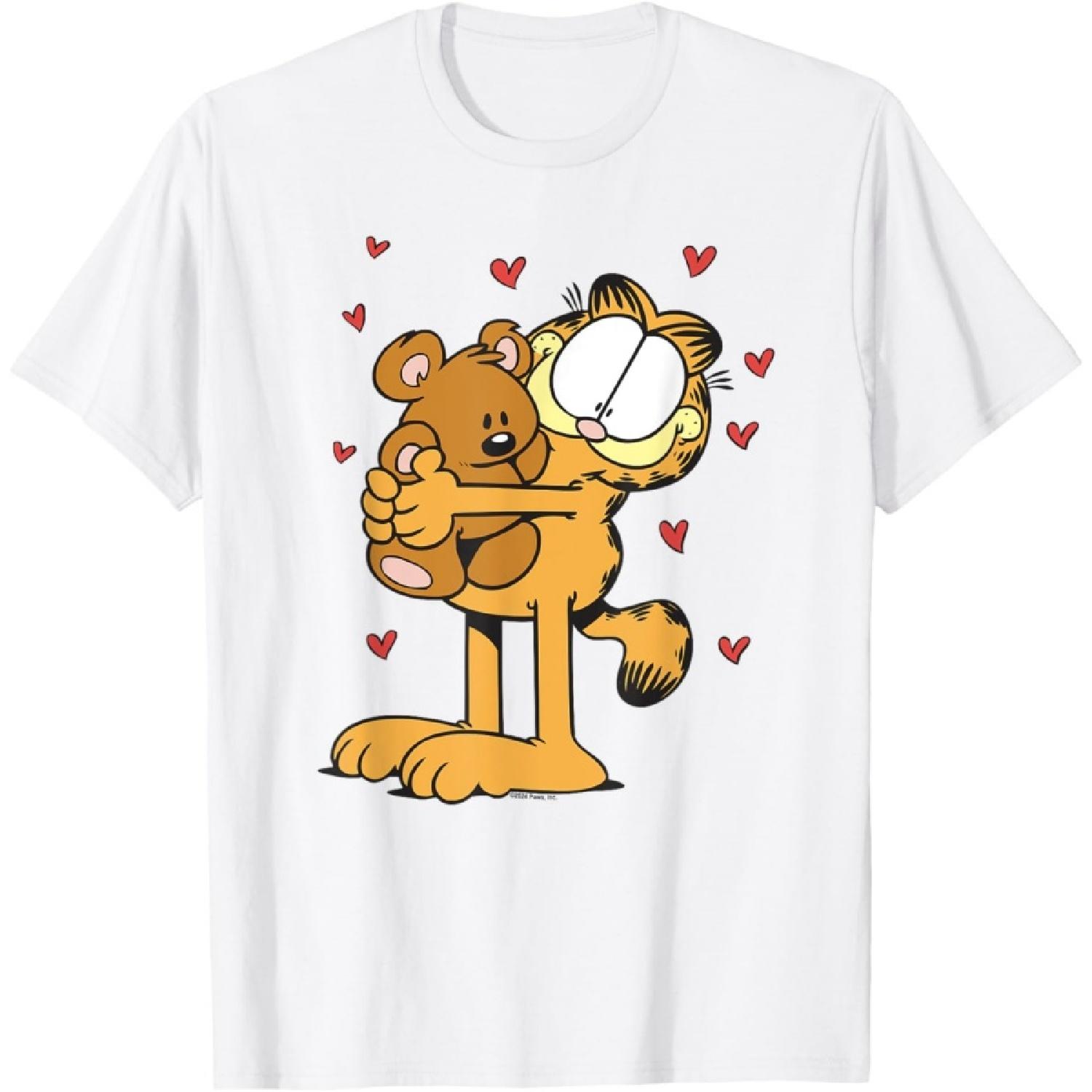 Garfield Love Pooky T-Shirt XXXXXL белый