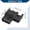 No.F87Z13480AA Brake Light Switch for Ford F-350 Super Duty 1999-2010 / Car/Plastic Metal / 1 Pcs Black