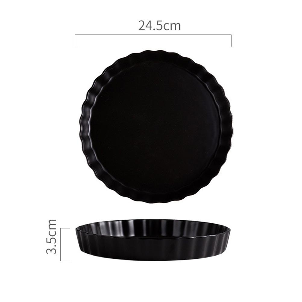 Keramický talíř Tmavě zelený Stylový servírovací talíř Vhodný na Párty Banket Oslavu Narozenin Kuchyň Jednoduchý talíř na sushi