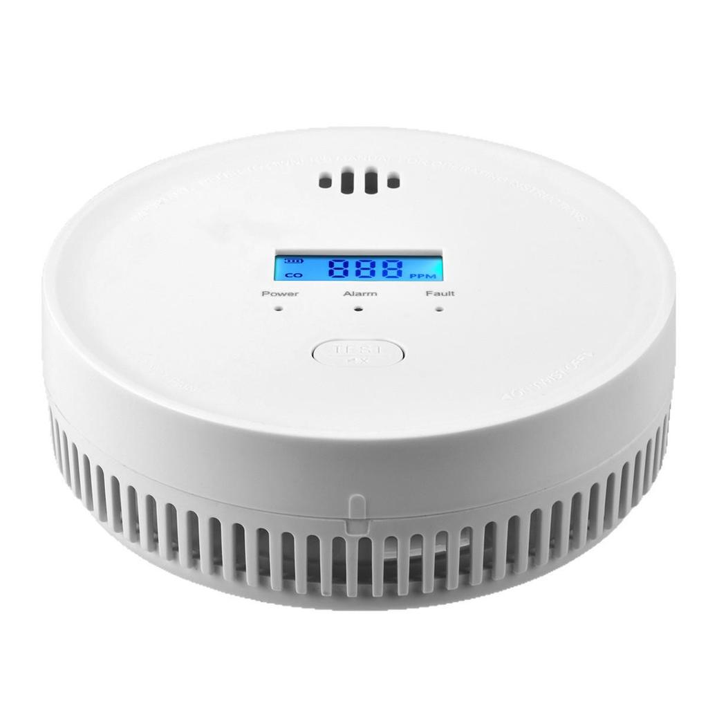 2-in-1 Smoke & Carbon Monoxide Detector with CE FCC ROHS Certification, Standalone Sound & Light Alarm