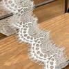 Black White Color Lace Fabric Trim 3 Yards Length Knitted Lace Fabric  For DIY Dress