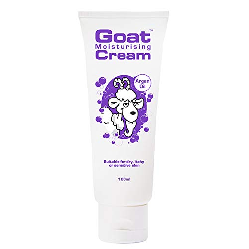 Goat Moisturizing Body Cream Enrich Argan Oil, Goat Milk, Sweet Almond Oil, Shea Butter and Chamomile Helps To Repairs Damaged Skin, Moisturizes Ski