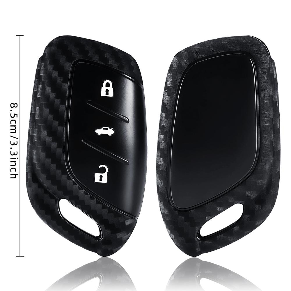 Carbon Fiber Style For MG 4 2026 Mg4 Ev MG HS GT ZS EV ZX MG5 MG6 Silicone Fob Key Cover Case for Roewe RX3 RX5 RX8 ERX5 I6 I5
