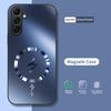 For Samsung Galaxy A37 Case Integrated Magnetic Light-absorbing Fashion Ice Image Frosted Surface Shock Absorption Box