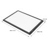 Slide viewer lightbox, ultra-thin light pad scanner with 3 brightness levels, USB-powered film negative and old slide scanning lightbox for displaying