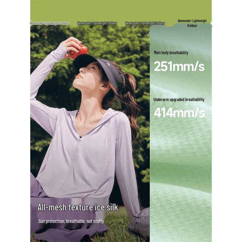 Beneunder Women's Loose Fit Breathable Sun Protection Jacket