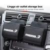 For Mazda Car Air Outlet Storage Box Phone Lipstick Lighter Organizer CX-3 CX-4 CX 5 CX-7 CX-8 CX-9 Demio Axela Atenza
