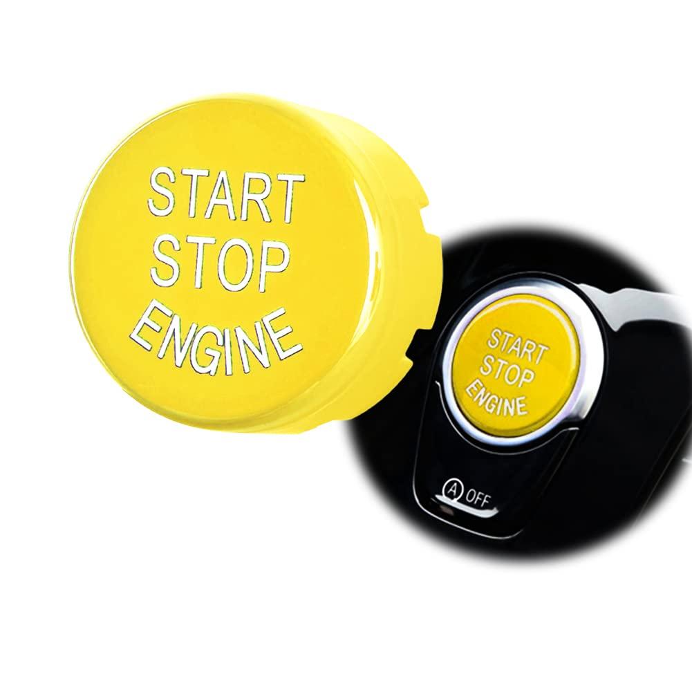 Angelguoguo Red Car Start Stop Engine Switch Button Cover Replacement for BMW 5 Series G30 / 6 Series GT G32 / X3 G01 / X4 G02