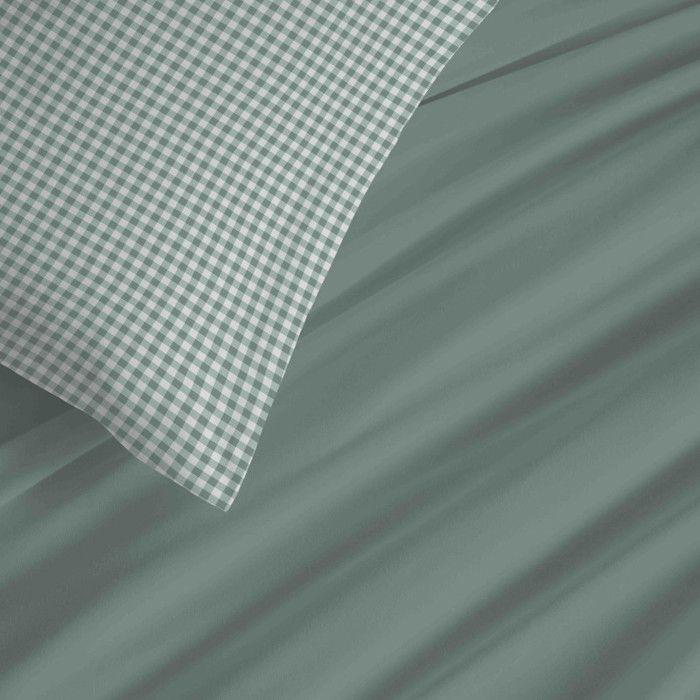 Komplettes 6-teiliges Wende-Bettbezug-Set "Vanessa" für Bett 160 x 200 Gabrielle Salbei