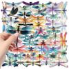 50Pcs Colorful Dragonfly Stickers Waterproof Car Laptop Phone Luggage Scrapbook Guitar Decorations Gifts