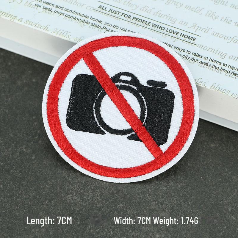 

Круглый вышитый значок Duoku из ткани: Нашивки для одежды и аксессуаров