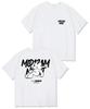 MIDNIGHT12AM Night City Oversized Short Sleeve T-Shirt White
