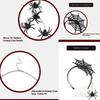 Halloween Costume Spiders Headpiece Necklace Set Portable Durable Party Accessories Nontoxic Plastic Party Decoration