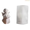 K1AE Angel Wine Statue Silicone Molds Silicones Mould Easy Demodling for Epoxy Resin Soap Making