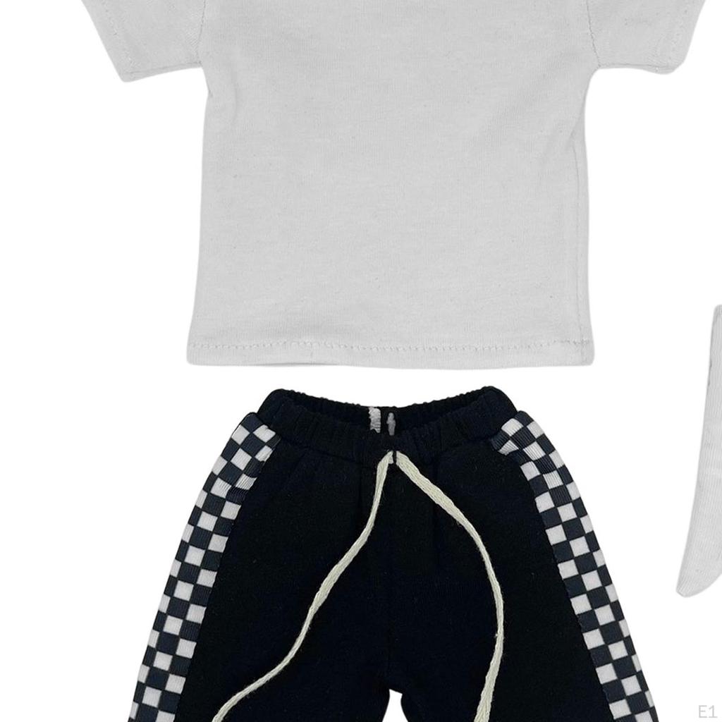 1/6 Scale 12in Doll Clothes Short Sleeve Kids Pretend Playset Decoration Accessory Decor